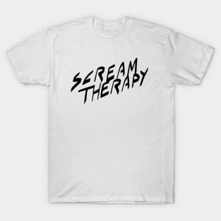 Scream Therapy podcast basic logo T-Shirt